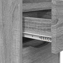 vidaXL Éjjeliszekrények 2 pcs Szürke Sonoma 30,5 x 30 x 43 cm Faanyag