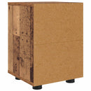 vidaXL Éjjeliszekrények 2 pcs Öreg fa 30,5 x 30 x 43 cm Faanyag