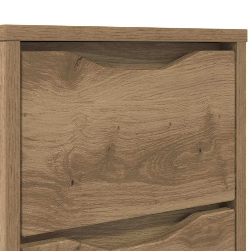 vidaXL Éjjeliszekrények 2 pcs Artisan tölgy 30,5 x 30 x 43 cm Faanyag