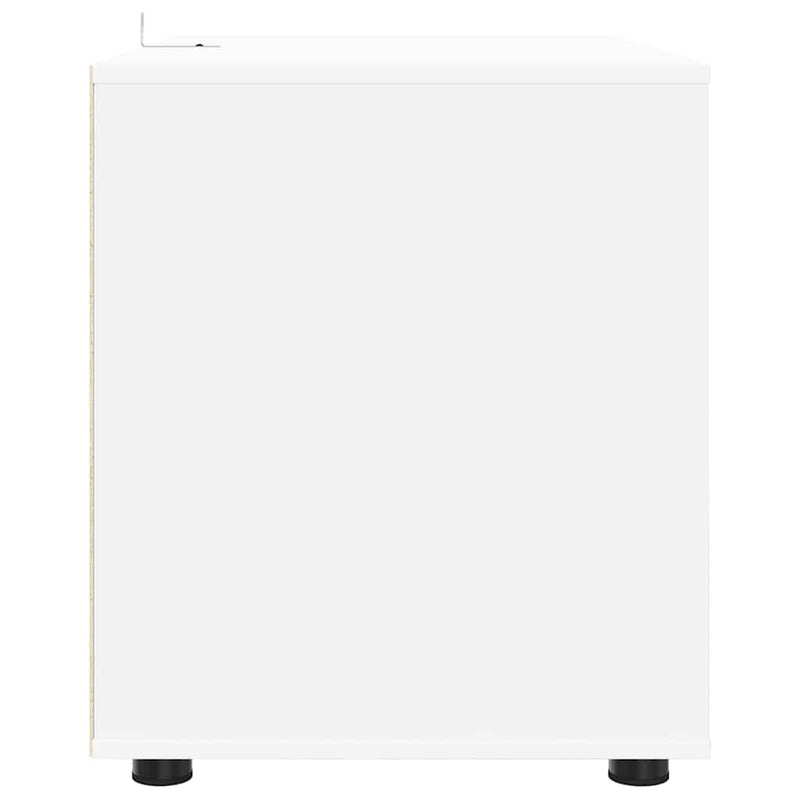 vidaXL Tárolószekrény Fehér 80 x 48 x 57 cm Faanyag