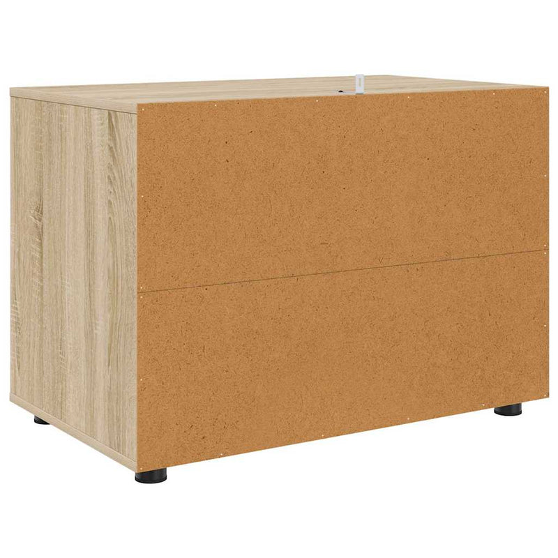 vidaXL Tárolószekrény Sonoma tölgy 80 x 48 x 57 cm Faanyag