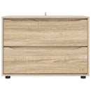 vidaXL Tárolószekrény Sonoma tölgy 80 x 48 x 57 cm Faanyag