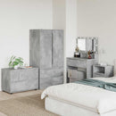 vidaXL Tárolószekrény Beton Szürke 80 x 48 x 57 cm Faanyag