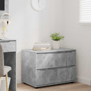 vidaXL Tárolószekrény Beton Szürke 80 x 48 x 57 cm Faanyag