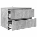 vidaXL Tárolószekrény Beton Szürke 80 x 48 x 57 cm Faanyag