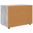 vidaXL Tárolószekrény Beton Szürke 80 x 48 x 57 cm Faanyag