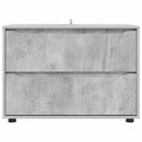 vidaXL Tárolószekrény Beton Szürke 80 x 48 x 57 cm Faanyag