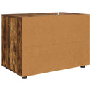 vidaXL Tárolószekrény Füstölt tölgy 80 x 48 x 57 cm Faanyag