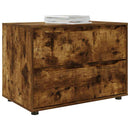 vidaXL Tárolószekrény Füstölt tölgy 80 x 48 x 57 cm Faanyag