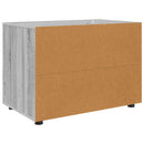 vidaXL Tárolószekrény Szürke Sonoma 80 x 48 x 57 cm Faanyag