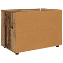 vidaXL Tárolószekrény Öreg fa 80 x 48 x 57 cm Faanyag