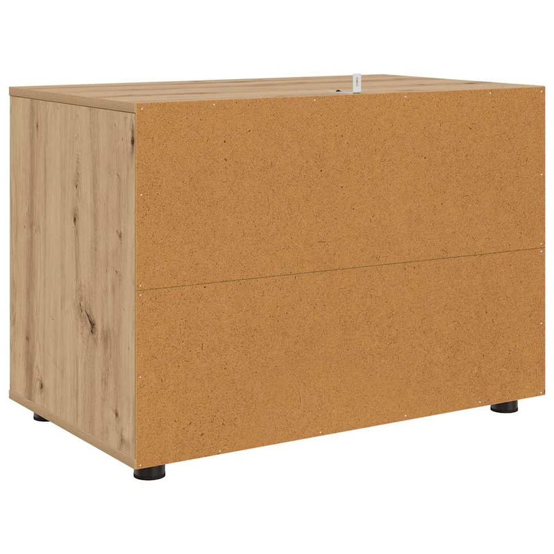 vidaXL Tárolószekrény Artisan tölgy 80 x 48 x 57 cm Faanyag