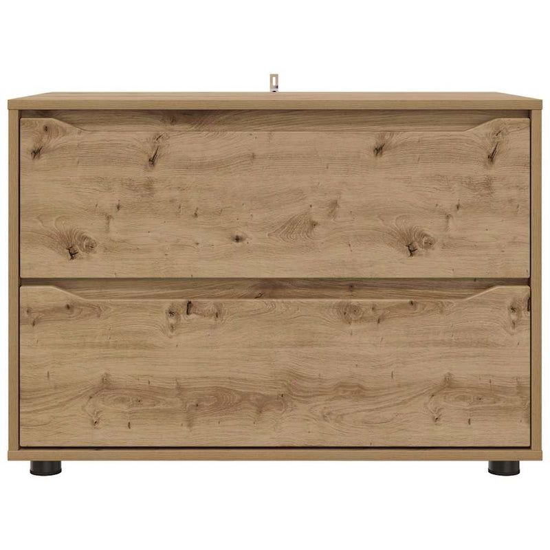 vidaXL Tárolószekrény Artisan tölgy 80 x 48 x 57 cm Faanyag