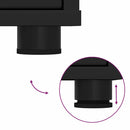 vidaXL Tárolószekrény Fekete 60 x 48 x 57 cm Faanyag