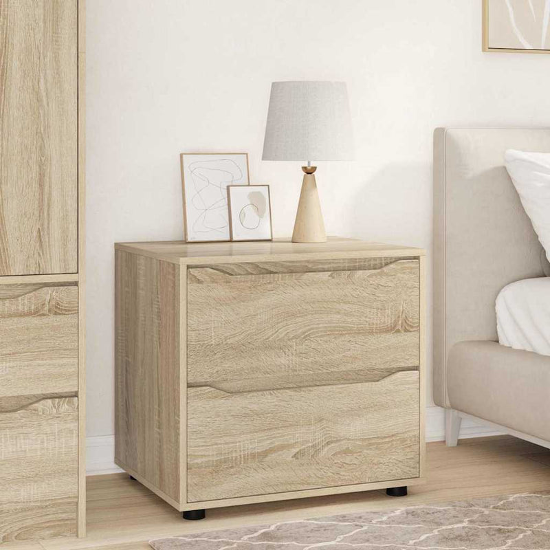 vidaXL Tárolószekrény Sonoma tölgy 60 x 48 x 57 cm Faanyag