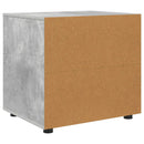vidaXL Tárolószekrény Beton Szürke 60 x 48 x 57 cm Faanyag