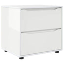vidaXL Tárolószekrény Magas Fényű Fehér 60 x 48 x 57 cm Faanyag