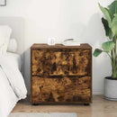 vidaXL Tárolószekrény Füstölt tölgy 60 x 48 x 57 cm Faanyag