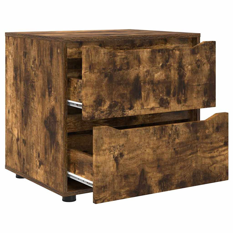 vidaXL Tárolószekrény Füstölt tölgy 60 x 48 x 57 cm Faanyag