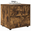 vidaXL Tárolószekrény Füstölt tölgy 60 x 48 x 57 cm Faanyag