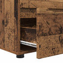 vidaXL Tárolószekrény Öreg fa 60 x 48 x 57 cm Faanyag