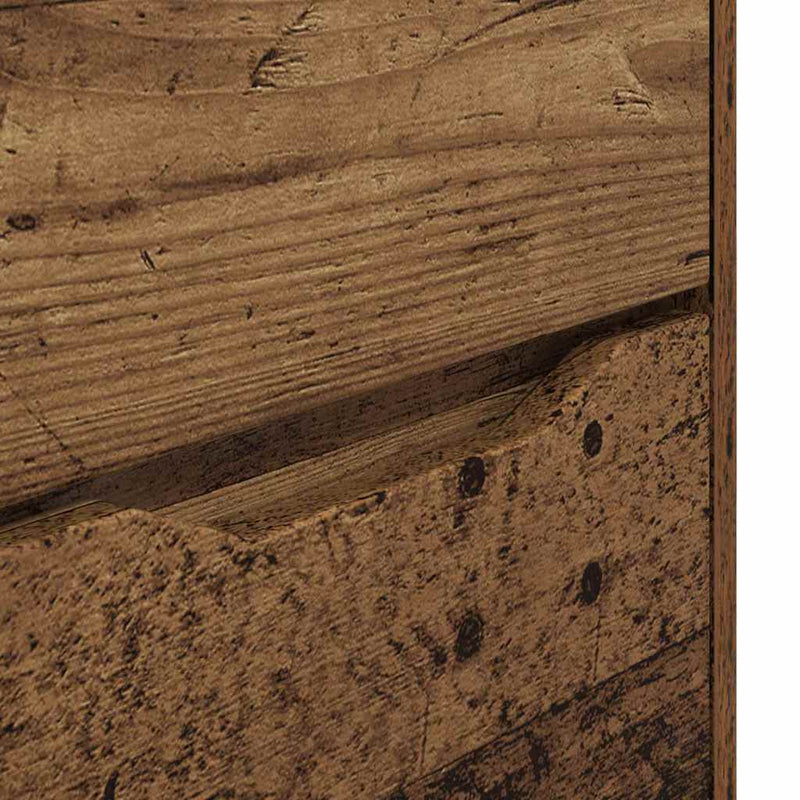 vidaXL Tárolószekrény Öreg fa 60 x 48 x 57 cm Faanyag