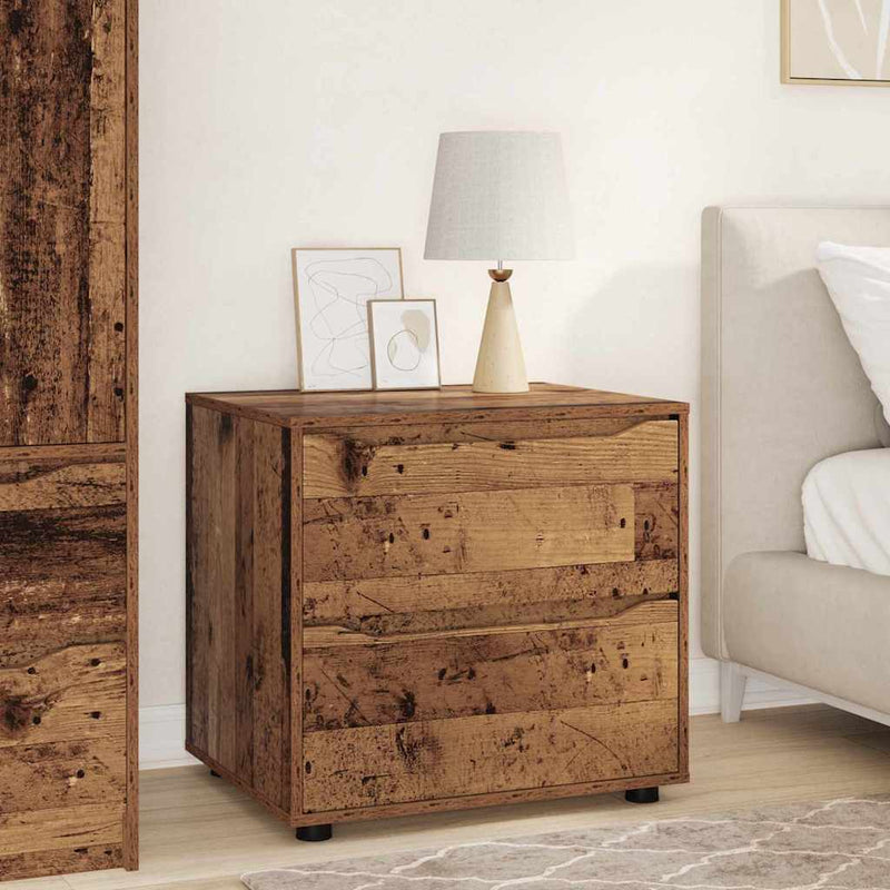 vidaXL Tárolószekrény Öreg fa 60 x 48 x 57 cm Faanyag