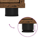 vidaXL Tárolószekrény Öreg fa 60 x 48 x 57 cm Faanyag