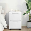 vidaXL Tárolószekrény Fehér 40 x 48 x 57 cm Faanyag