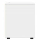 vidaXL Tárolószekrény Fehér 40 x 48 x 57 cm Faanyag