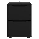 vidaXL Tárolószekrény Fekete 40 x 48 x 57 cm Faanyag