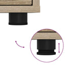 vidaXL Tárolószekrény Sonoma tölgy 40 x 48 x 57 cm Faanyag