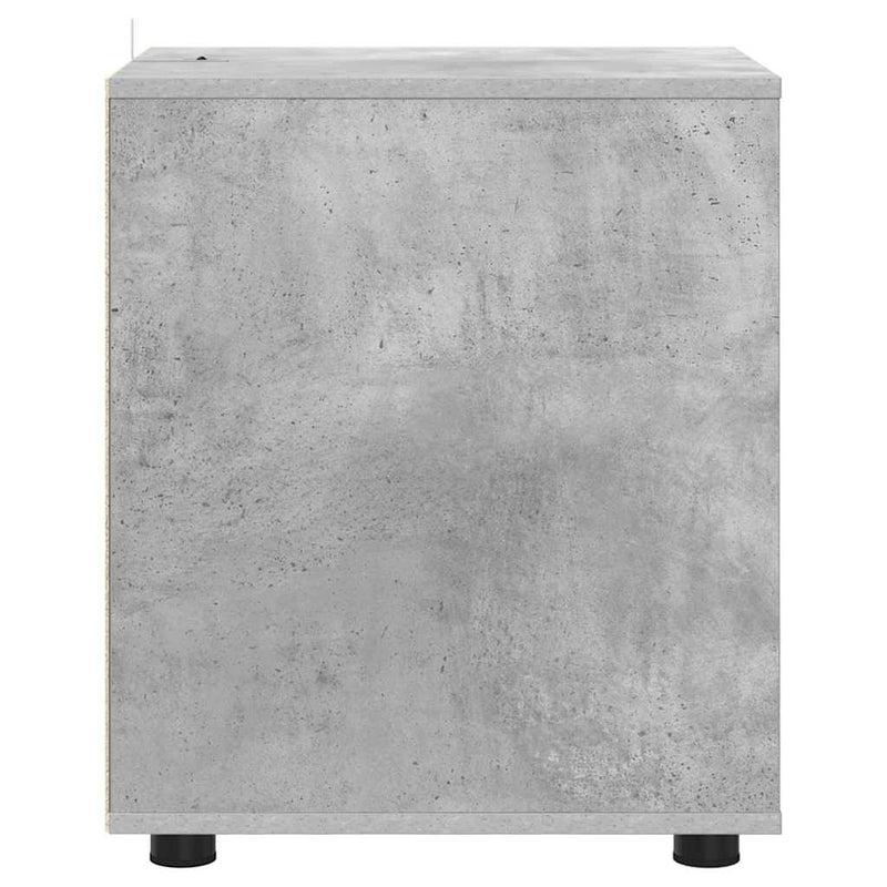 vidaXL Tárolószekrény Beton Szürke 40 x 48 x 57 cm Faanyag