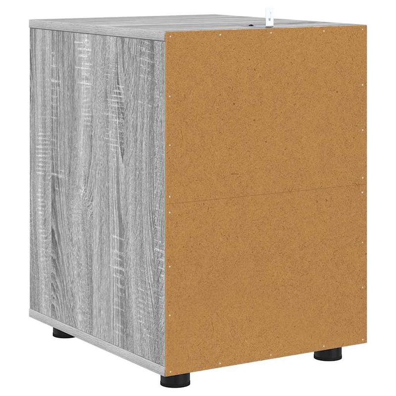 vidaXL Tárolószekrény Szürke Sonoma 40 x 48 x 57 cm Faanyag