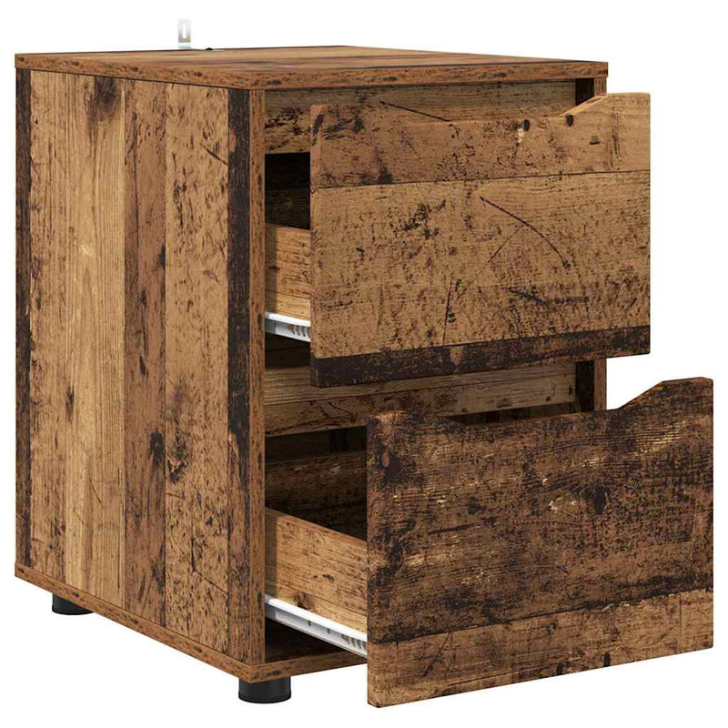vidaXL Tárolószekrény Öreg fa 40 x 48 x 57 cm Faanyag