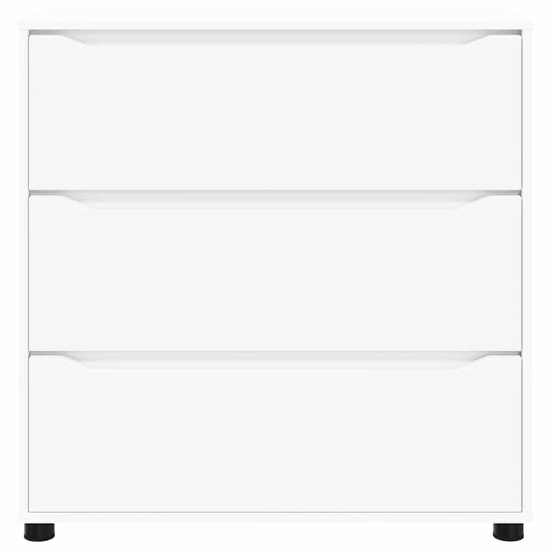 vidaXL Tárolószekrény Fehér 80 x 31 x 81 cm Faanyag