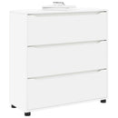 vidaXL Tárolószekrény Fehér 80 x 31 x 81 cm Faanyag