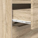 vidaXL Tárolószekrény Sonoma tölgy 80 x 31 x 81 cm Faanyag