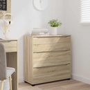 vidaXL Tárolószekrény Sonoma tölgy 80 x 31 x 81 cm Faanyag