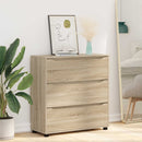 vidaXL Tárolószekrény Sonoma tölgy 80 x 31 x 81 cm Faanyag