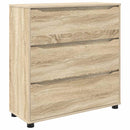 vidaXL Tárolószekrény Sonoma tölgy 80 x 31 x 81 cm Faanyag