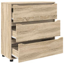 vidaXL Tárolószekrény Sonoma tölgy 80 x 31 x 81 cm Faanyag