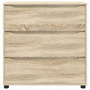 vidaXL Tárolószekrény Sonoma tölgy 80 x 31 x 81 cm Faanyag