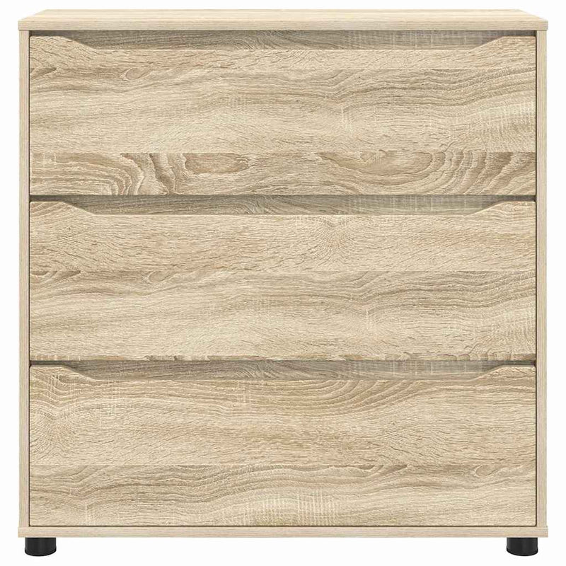 vidaXL Tárolószekrény Sonoma tölgy 80 x 31 x 81 cm Faanyag