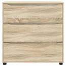 vidaXL Tárolószekrény Sonoma tölgy 80 x 31 x 81 cm Faanyag