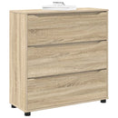 vidaXL Tárolószekrény Sonoma tölgy 80 x 31 x 81 cm Faanyag