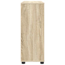 vidaXL Tárolószekrény Sonoma tölgy 80 x 31 x 81 cm Faanyag