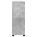 vidaXL Tárolószekrény Beton Szürke 80 x 31 x 81 cm Faanyag