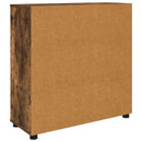 vidaXL Tárolószekrény Füstölt tölgy 80 x 31 x 81 cm Faanyag