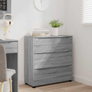 vidaXL Tárolószekrény Szürke Sonoma 80 x 31 x 81 cm Faanyag